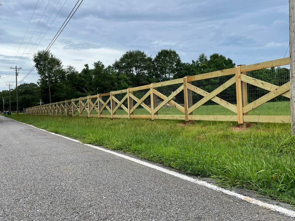 Crossbuck Farm Fence Installation | Wood Fence Installation | Premium Fence Company